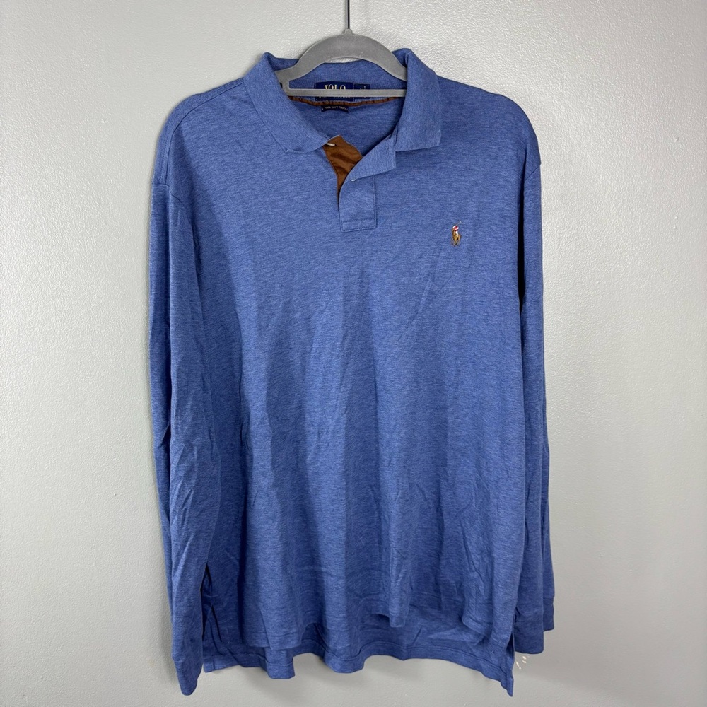 Polo Ralph Lauren Pima Soft Touch Long Sleeve Polo Size XL‎